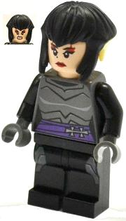 This LEGO minifigure is called, Karai, Armor and Bright Light Yellow Hair Highlights . It's minifig ID is tnt023.