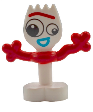 Display of LEGO Toy Story Forky