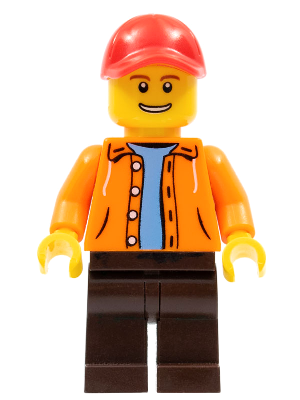 This LEGO minifigure is called, Ferris Wheel Operator . It's minifig ID is twn237.