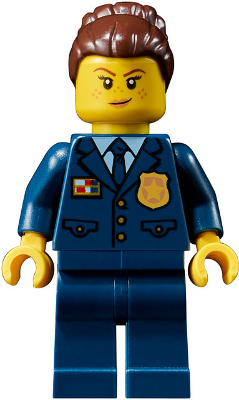 Display of LEGO City Police Officer, Female