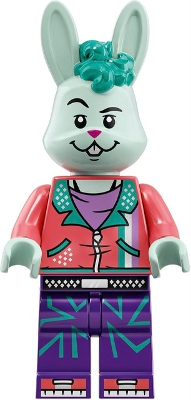 Display of LEGO Vidiyo Bunny Guitarist