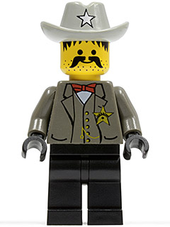 This LEGO minifigure is called, Sheriff (Wild Wyatt West / Duke) . It's minifig ID is ww021.